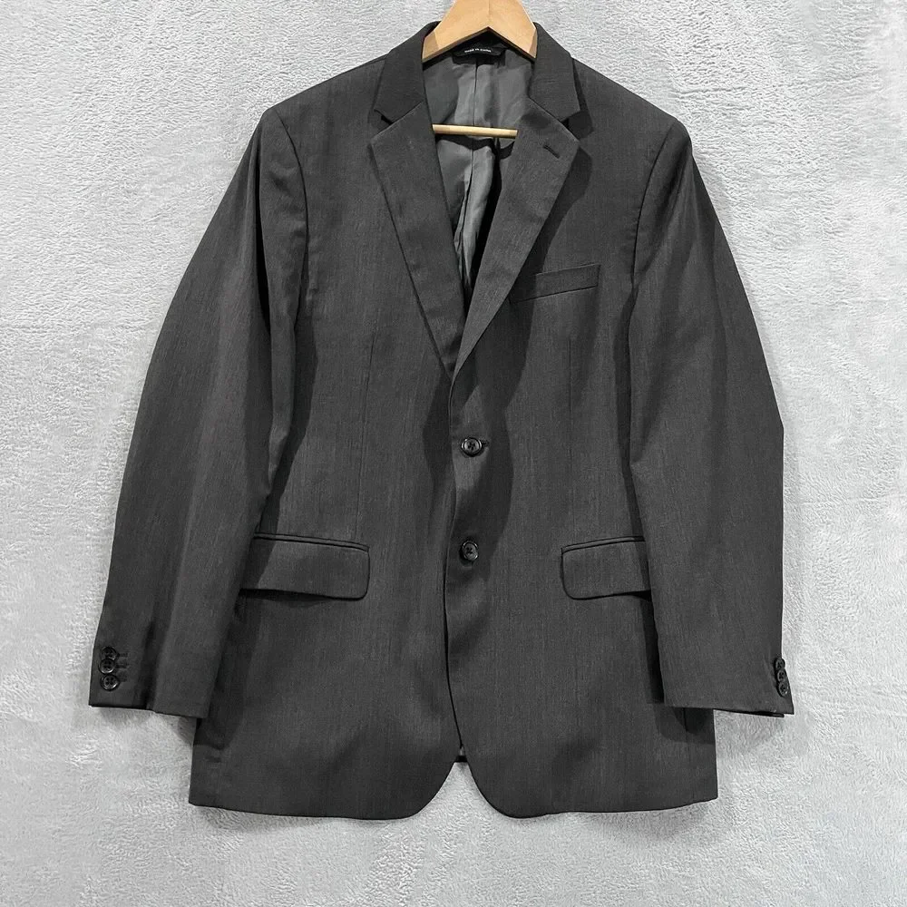 Banana Republic Blazer‎ 42R Charcoal Italian Lanificio Cerruti Wool Tailored Fit